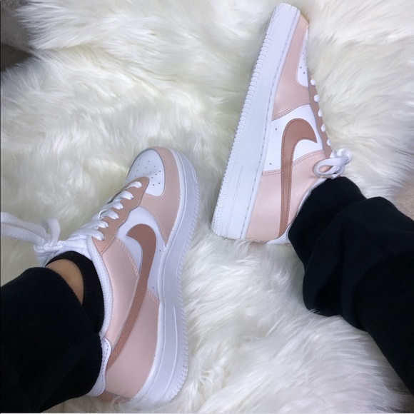 Custom Air Force 1 Bubble Gum Dessert Sneakers - Picture 4 of 13